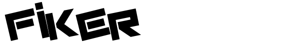 Fiker font preview